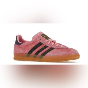Pink gazelles with black stripes. Gum sole. Too big for me.